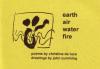 Cover of the 'Earth, air, water, fire' pamphlet