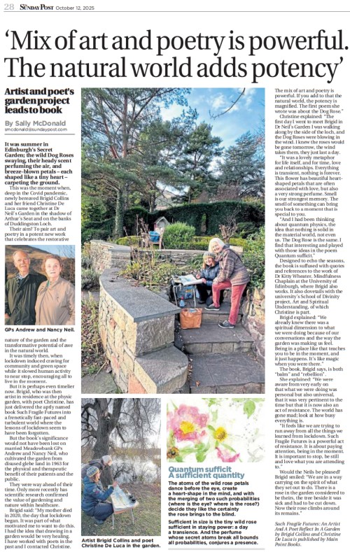 Mix of art and poetry is powerful. The natural world adds potency